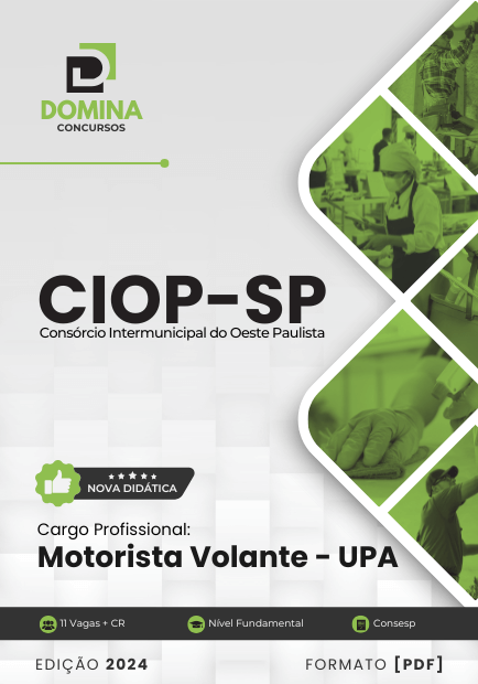 Apostila Motorista CIOP SP 2024