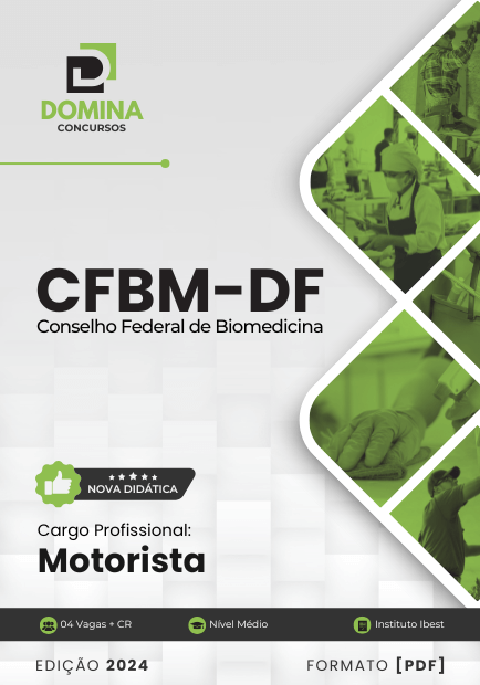 Apostila Motorista CFBM DF 2024