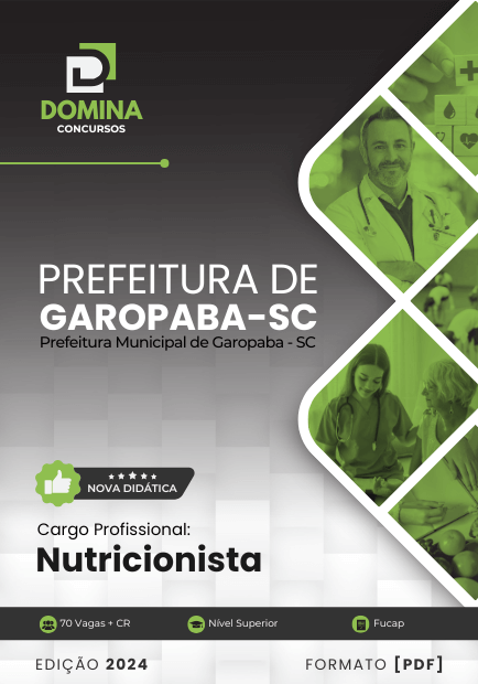 Apostila Nutricionista Garopaba SC 2024