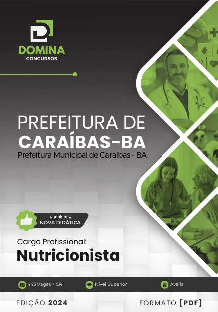 Apostila Nutricionista Caraíbas BA 2024