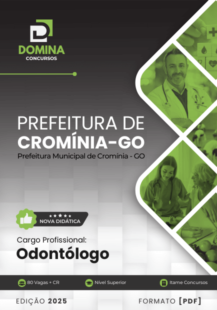 Apostila Odontólogo Cromínia GO 2025