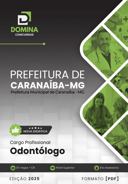 Apostila Odontólogo Prefeitura Caranaíba MG 2024