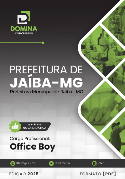 Apostila Office Boy Jaíba MG 2025