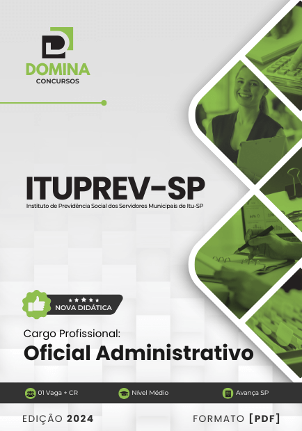 Apostila Oficial Administrativo ITUPREV SP 2025