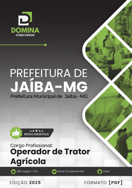 Apostila Operador de Trator Agrícola Jaíba MG 2025