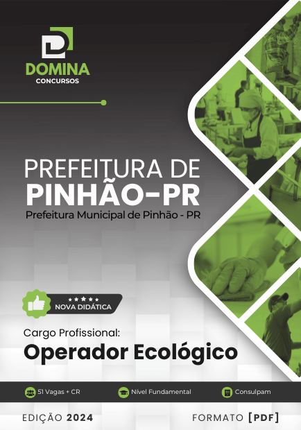 Apostila Operador Ecológico Pinhão PR 2024