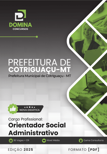 Apostila Orientador Social Cotriguaçu MT 2025