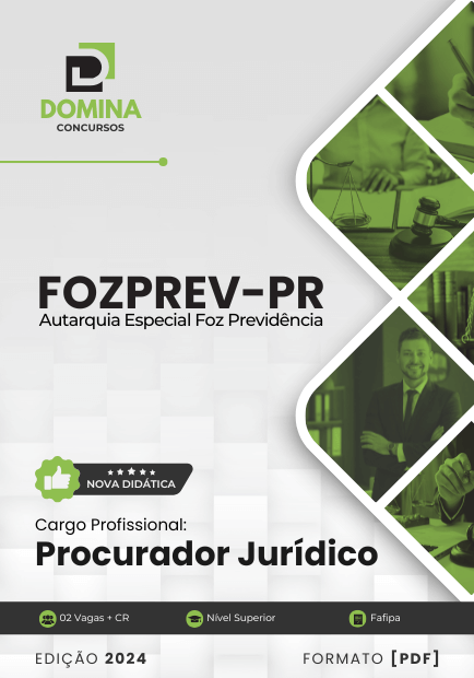 Apostila Procurador Jurídico FOZPREV PR 2025