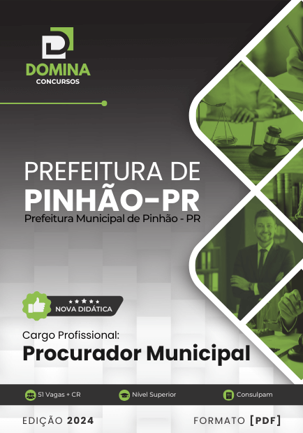 Apostila Procurador Municipal Pinhão PR 2024