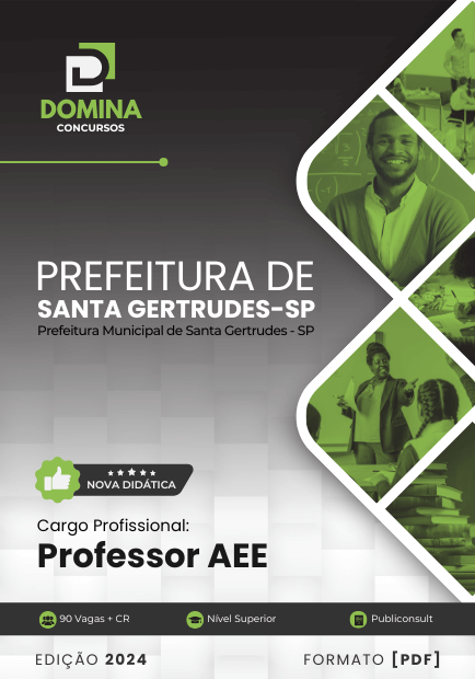 Apostila Professor de AEE Santa Gertrudes SP 2024