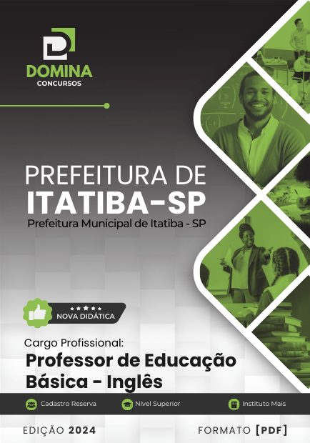 Apostila Professor de Inglês Itatiba SP 2024