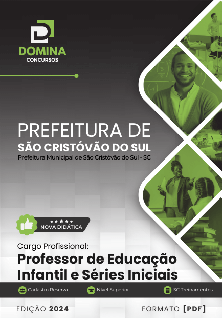 Apostila Professor Educação Infantil São Cristóvão do Sul SC 2024