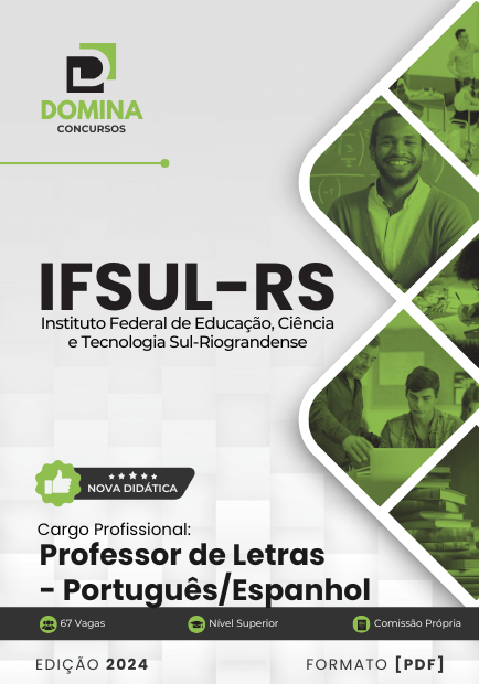 Apostila Professor de Letras Português Espanhol IFSul RS 2024