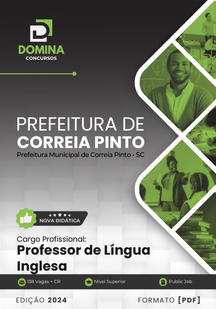 Apostila Professor de Inglês Correia Pinto SC 2024