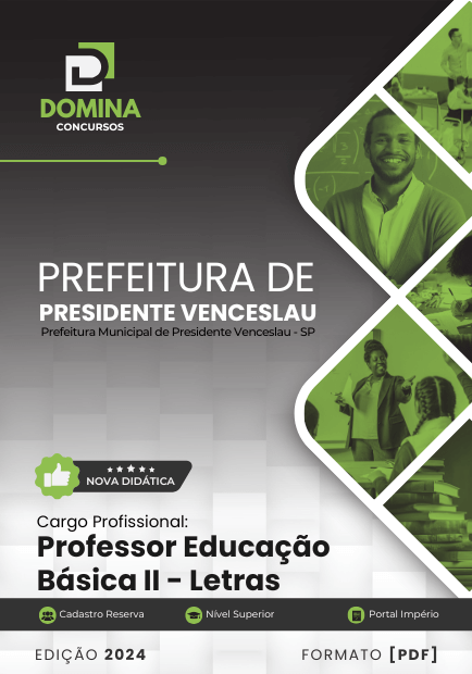 Apostila Professor de Letras Presidente Venceslau SP 2024