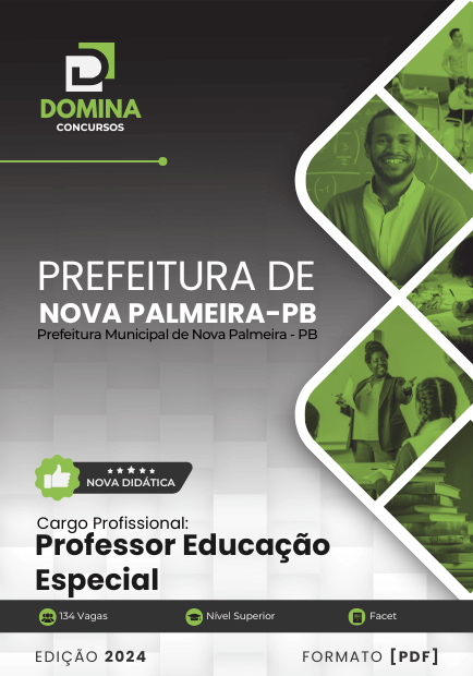 Apostila Professor Educação Especial Nova Palmeira PB 2024