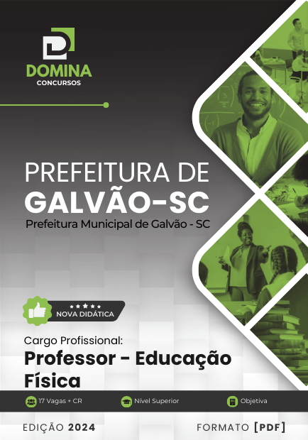 Apostila Professor Educação Física Prefeitura de Galvão SC 2025