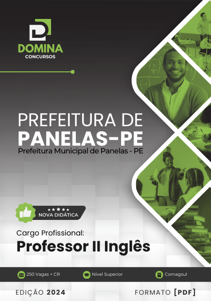 Apostila Professor de Inglês Iniciais Panelas PE 2024