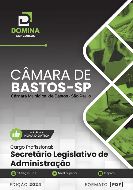 Apostila Secretário Legislativo Câmara Bastos SP 2024