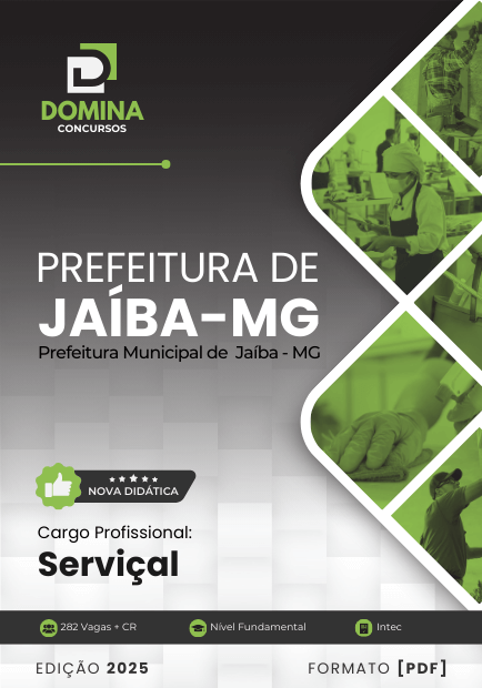 Apostila Serviçal Jaíba MG 2025