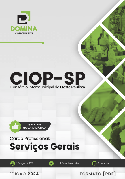 Apostila Serviços Gerais CIOP SP 2024