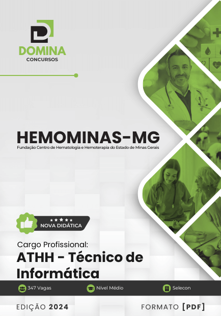 Apostila ATHH Técnico de Informática Hemominas MG 2024