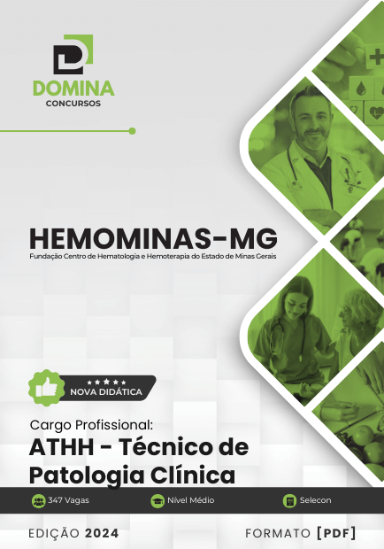 Apostila ATHH Técnico de Patologia Clínica Hemominas MG 2024