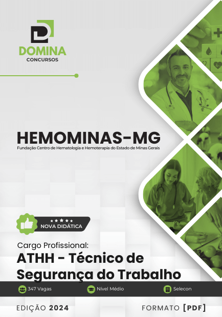 Apostila ATHH Técnico Segurança Trabalho Hemominas MG 2024