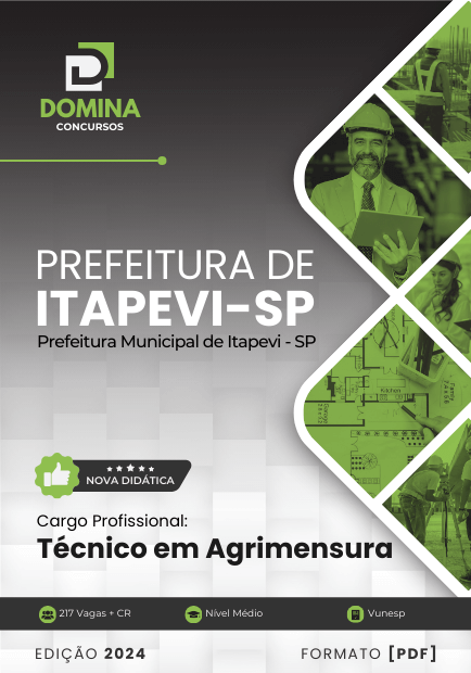 Apostila Técnico em Agrimensura Itapevi SP 2025