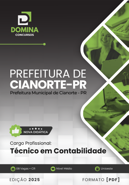 Apostila Técnico em Contabilidade Cianorte PR 2024