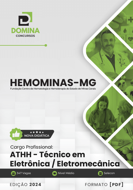 Apostila ATHH Técnico em Eletrônica Hemominas MG 2024