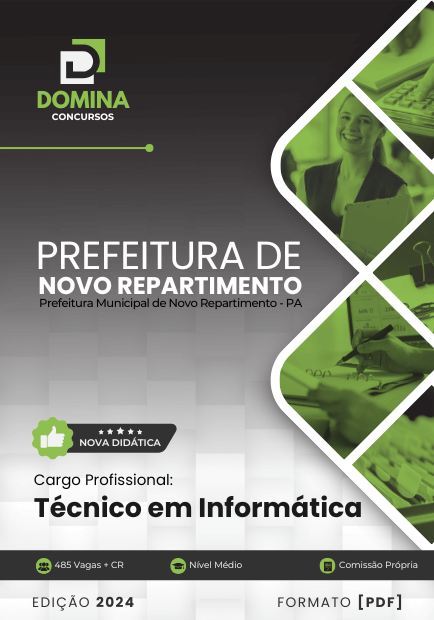 Apostila Técnico em Informática Novo Repartimento PA 2024