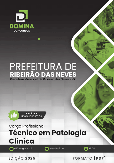 Apostila Técnico Patologia Clínica Ribeirão das Neves MG 2025