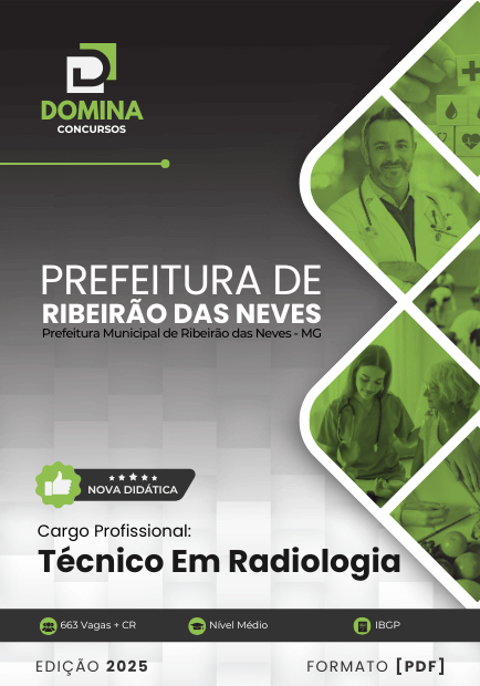 Apostila Técnico em Radiologia Ribeirão das Neves MG 2025