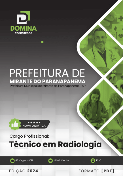 Apostila Técnico Radiologia Mirante do Paranapanema SP 2024