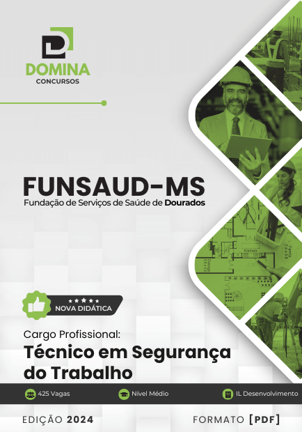 Apostila Técnico Segurança Trabalho FUNSAUD MS 2025