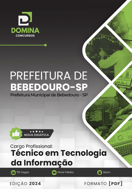 Apostila Técnico em TI Bebedouro SP 2024