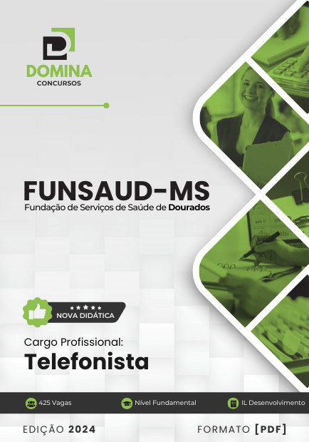 Apostila Telefonista FUNSAUD MS 2025