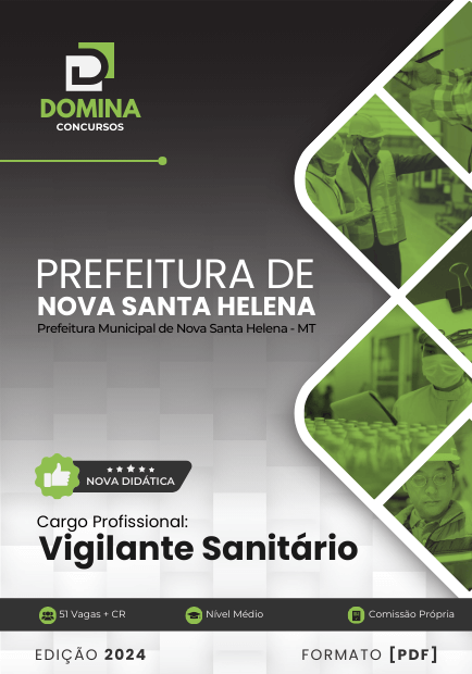 Apostila Vigilante Sanitário Nova Santa Helena MT 2024