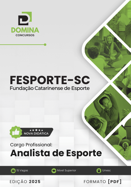 Apostila Analista de Esporte Fesporte SC 2025