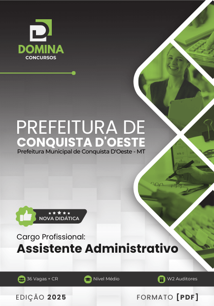 Apostila Assistente Administrativo Conquista D'Oeste MT 2025