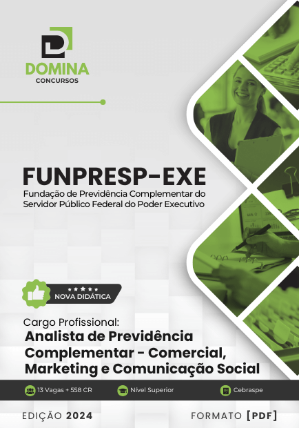 Apostila Analista Previdência Comercial Funpresp-Exe 2024