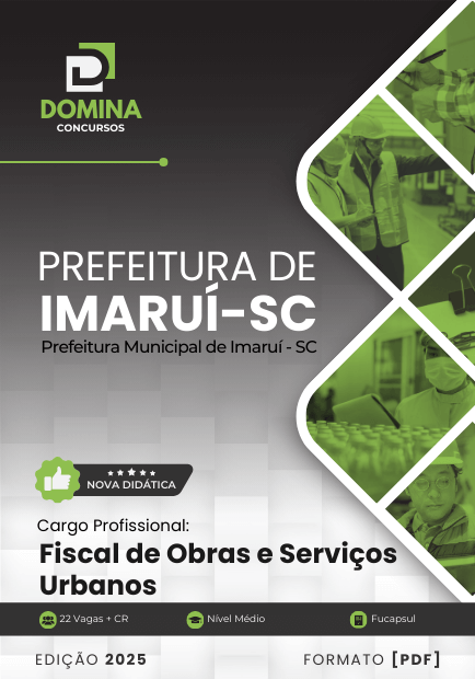 Apostila Fiscal de Obras e Serviços Urbanos Imaruí SC 2025