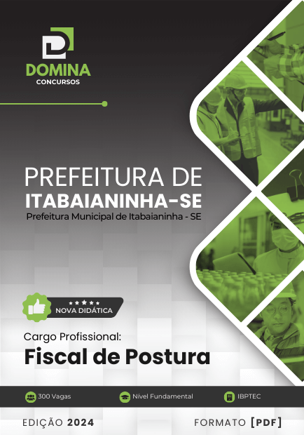 Apostila Fiscal de Postura Itabaianinha SE 2025