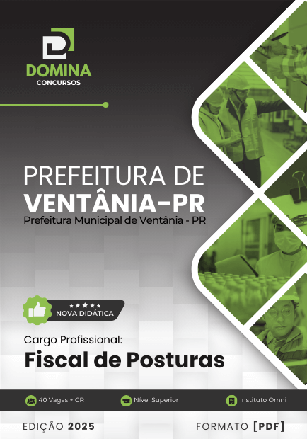 Apostila Fiscal de Posturas Ventânia PR 2025