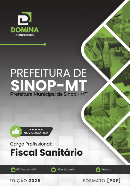 Apostila Fiscal Sanitário Sinop MT 2025