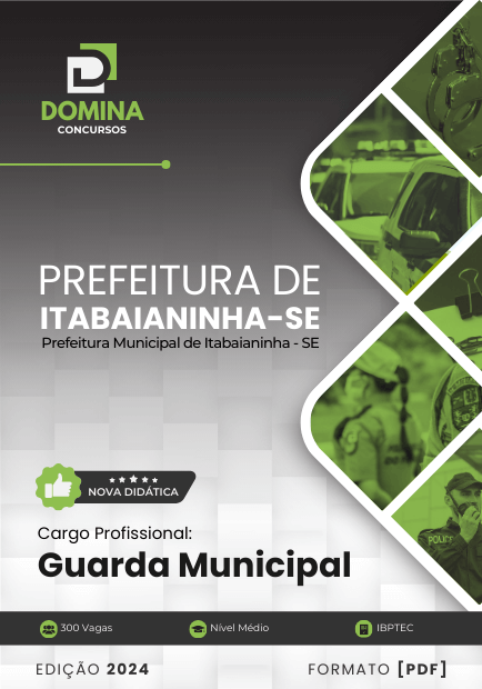 Apostila Guarda Municipal Itabaianinha SE 2025