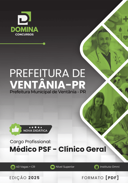 Apostila Médico Clínico Geral Ventânia PR 2025