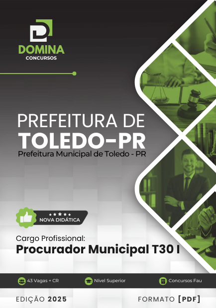 Apostila Procurador Municipal Toledo PR 2025