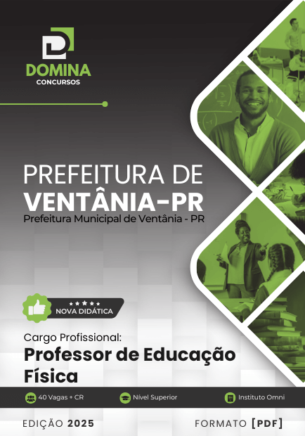 Apostila Professor de Educação Física Ventânia PR 2025